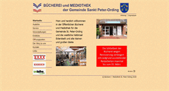 Desktop Screenshot of buecherei-spo.de